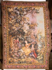 A FRENCH MACHINE MADE TAPESTRY