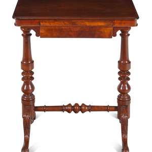 A French Mahogany End Table 19th