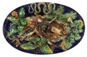 A French majolica Palissy styl