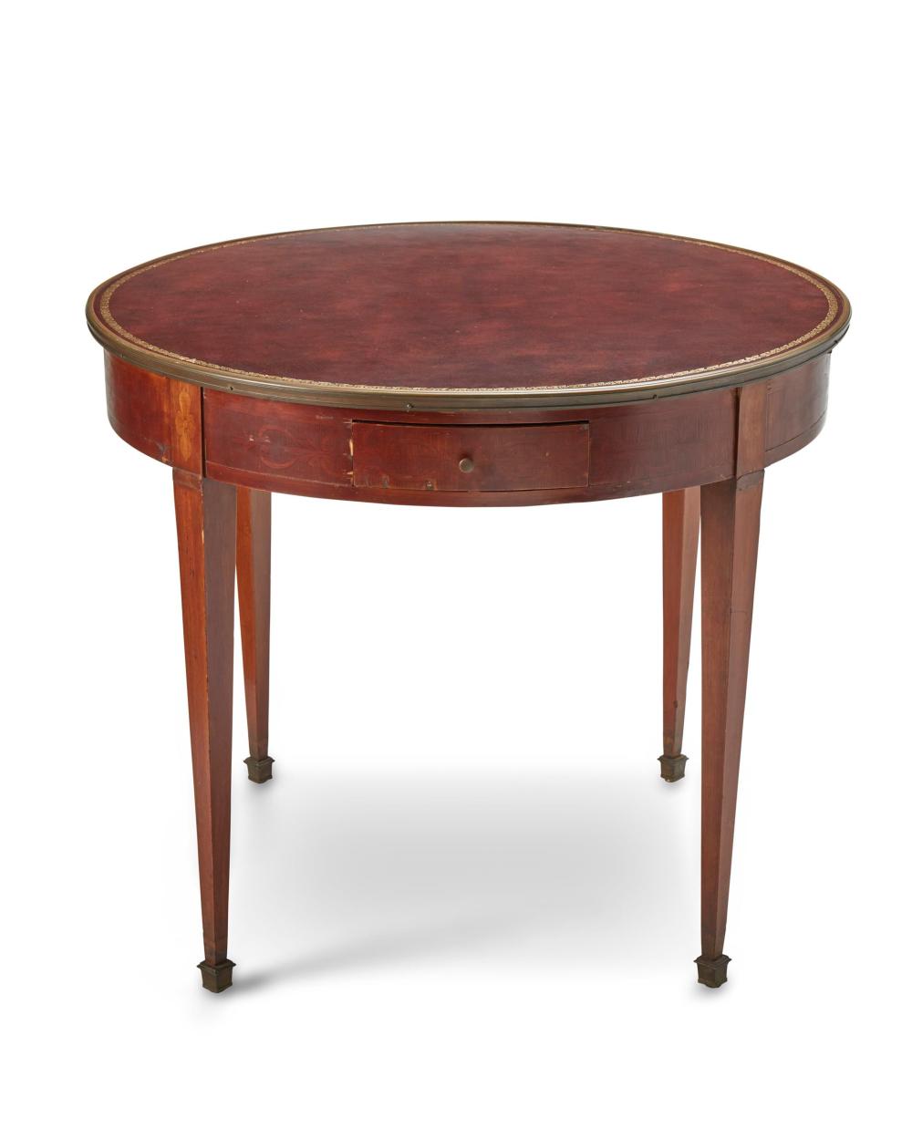 A FRENCH MARQUETRY GAME TABLEA