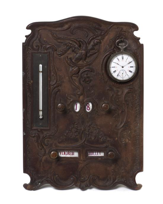 A French Molded Desk Calendar