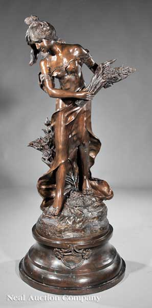 A French Monumental Bronze of