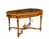 A FRENCH NAPOLEON III MARQUETR