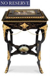 A FRENCH NAPOLEON ORMOLU WOODE