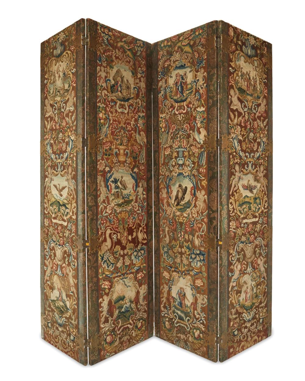 A FRENCH NEEDLEPOINT TAPESTRY