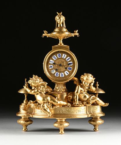 A FRENCH NÉO GREC GILT METAL