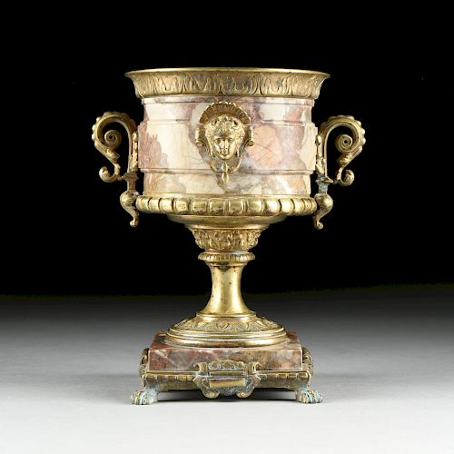A FRENCH NÉO-GREC GILT BRONZE AND