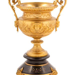 A French Neoclassical Gilt Bronze