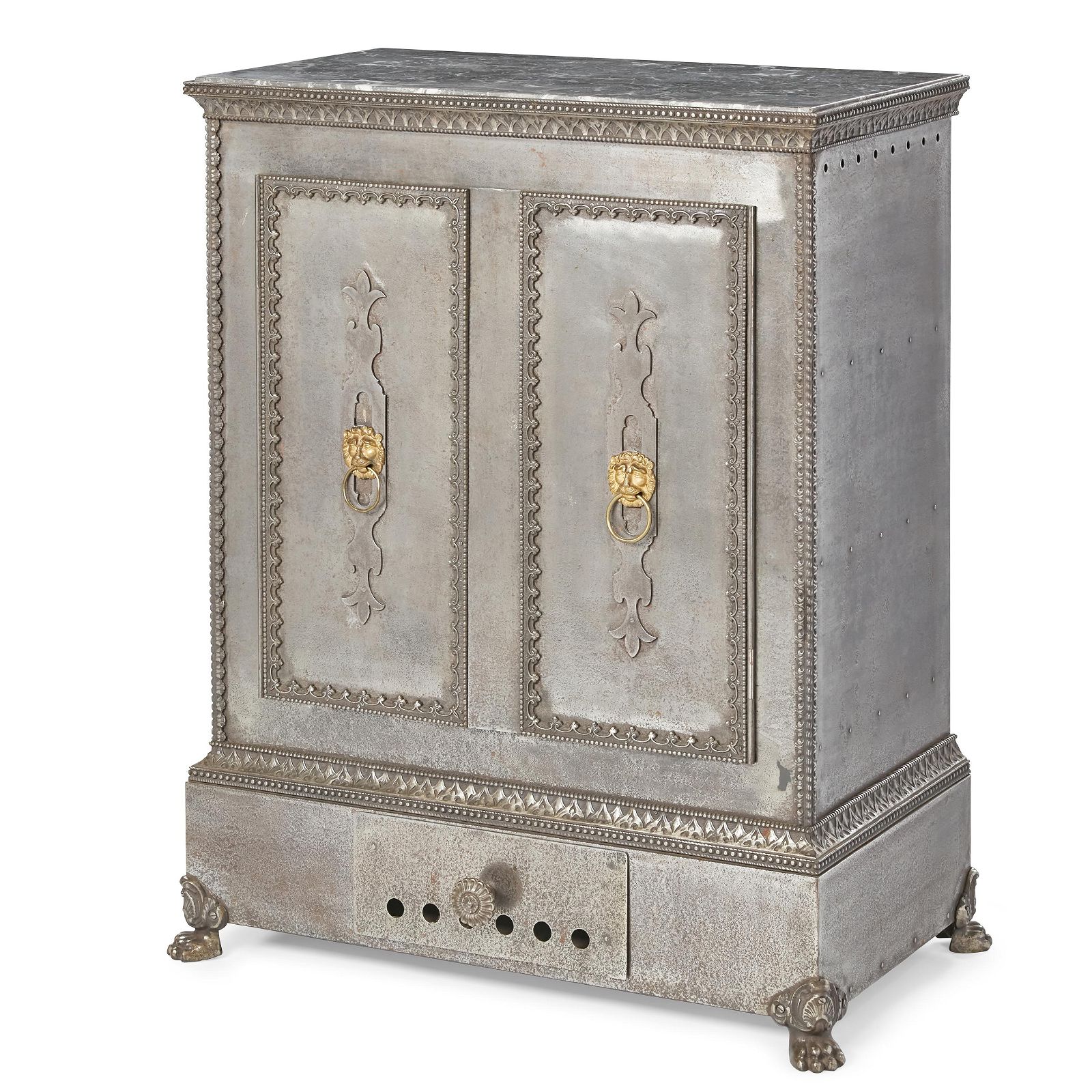 A FRENCH NEOCLASSICAL  STEEL SIDE
