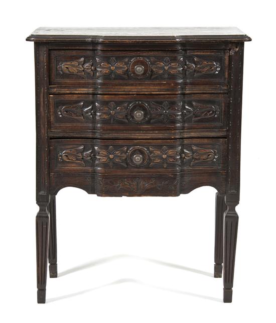 A French Oak Carved Chest having