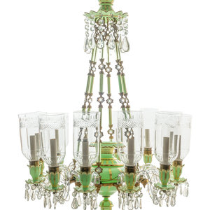 A French Opaline Glass and Gilt