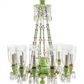 A French Opaline Glass and Gil