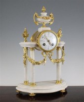 A French ormolu mounted white