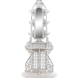 A French Painted Iron Hall Tree