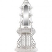 A French Painted Iron Hall Tre