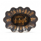 A FRENCH PAPIER MACHE GILT AND