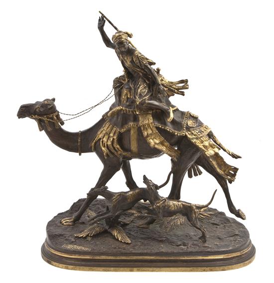*A French Parcel Gilt Bronze