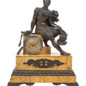 A French Patinated Bronze and