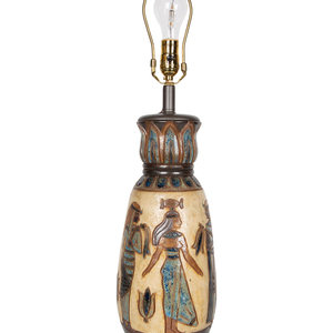 A French Polychrome Glazed