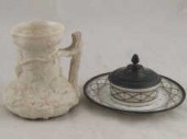 A French porcelain circular po