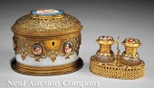 A French Porcelain Gilt Bronze