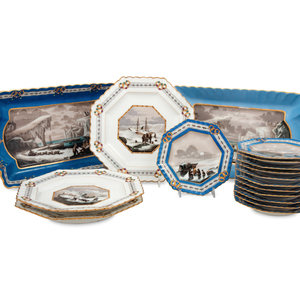 A French Porcelain Ice Cream