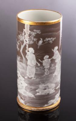 A French porcelain pâte-sur-pâte