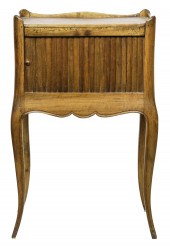 A FRENCH PROVINCIAL BEDSIDE TA