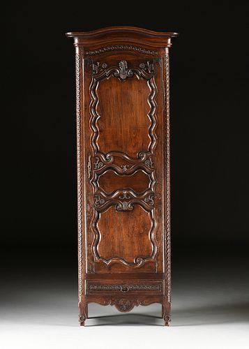 A FRENCH PROVINCIAL CARVED OAK