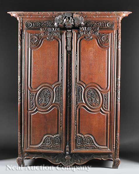 A French Provincial Highly Carved