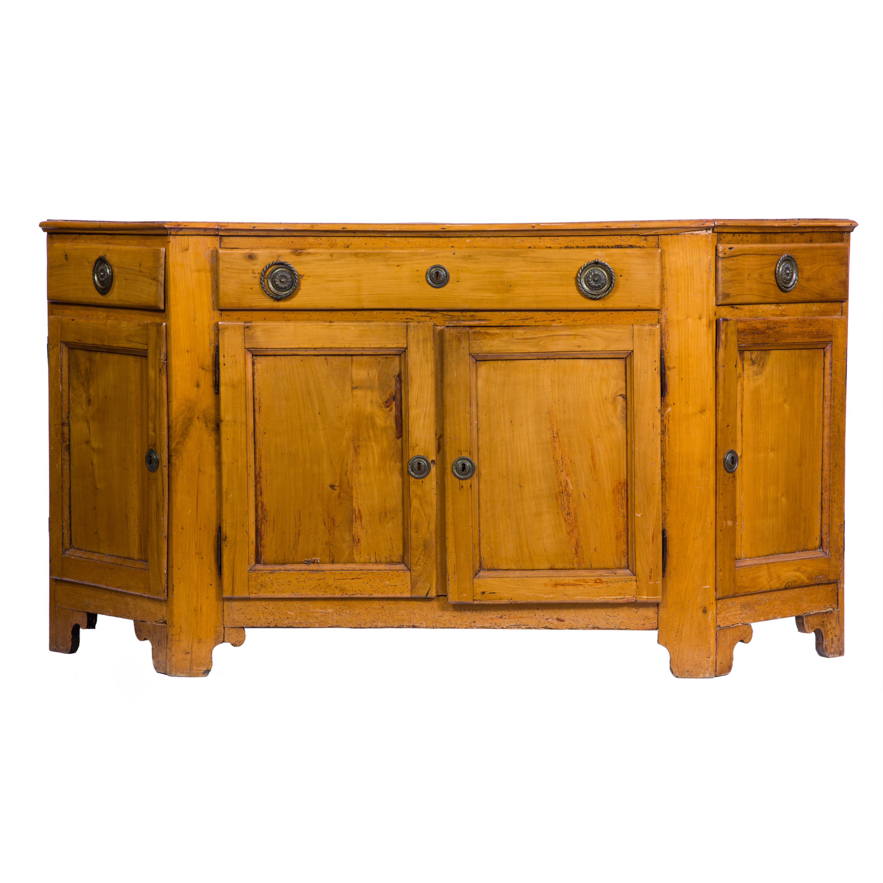 A FRENCH PROVINCIAL PINE BUFFET A