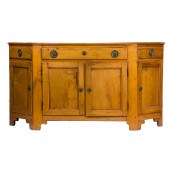 A FRENCH PROVINCIAL PINE BUFFE