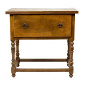 A FRENCH PROVINCIAL WORK TABLE