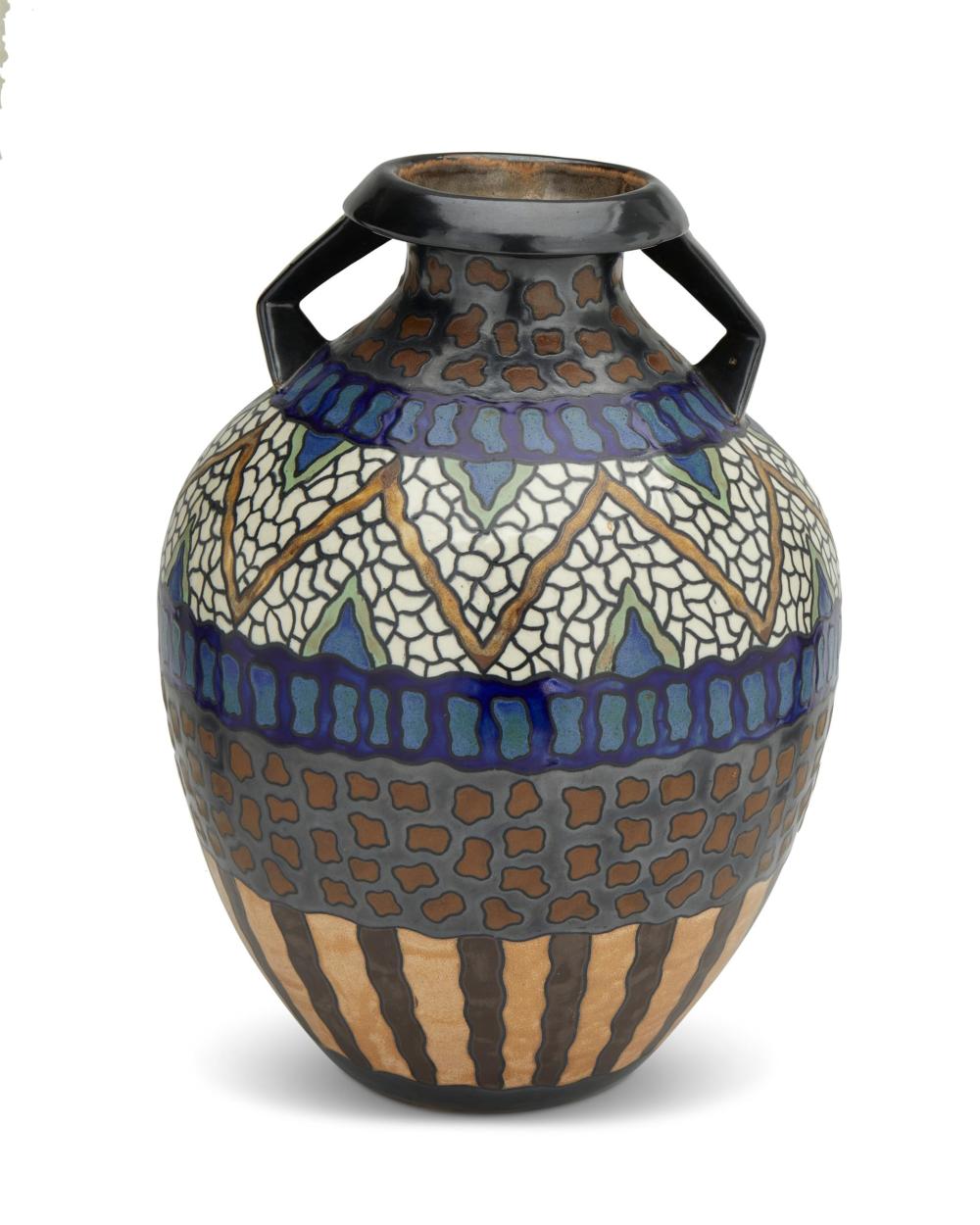A FRENCH QUIMPER "ODETTA" FAIENCE