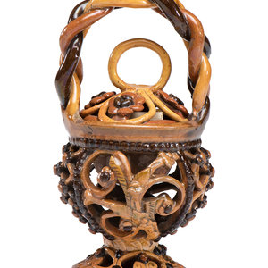 A French Redware Bride's Basket