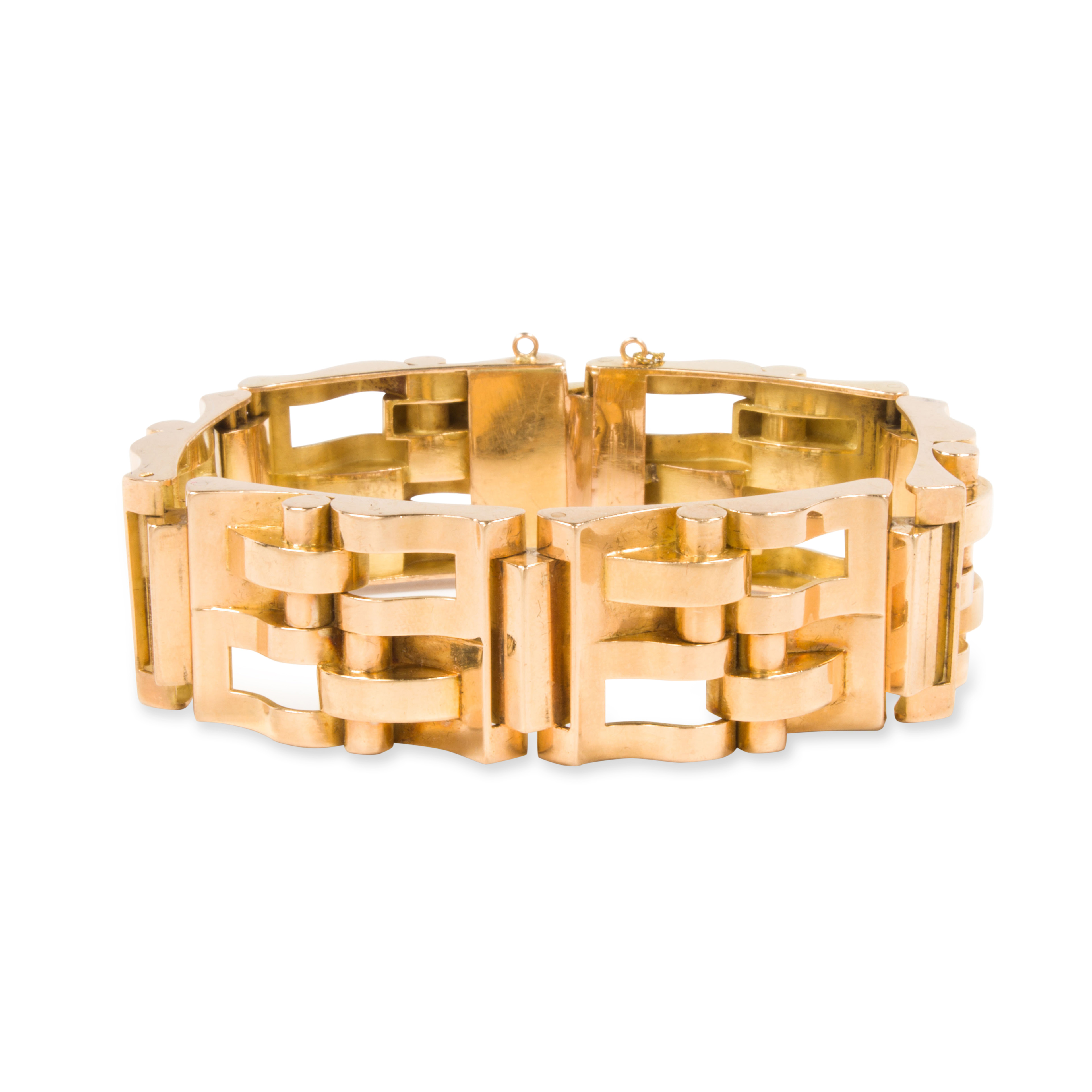 A FRENCH RETRO EIGHTEEN KARAT