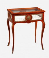 A FRENCH SATINWOOD PARQUETRY T