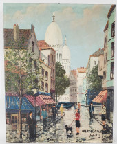 A FRENCH SCHOOL OF PARIS OIL O
