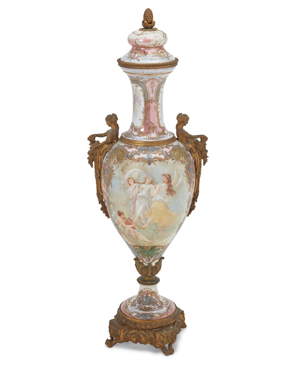 A FRENCH SEVRES-STYLE MONUMENTAL