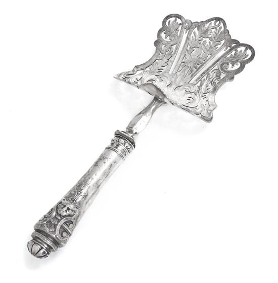 A French Silver Asparagus Server