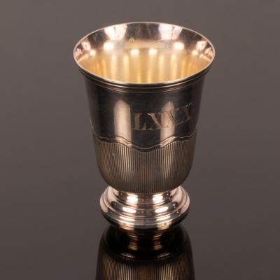 A French silver beaker, .950