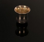 A French silver beaker of wais
