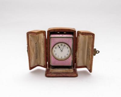 A French silver-gilt and pink