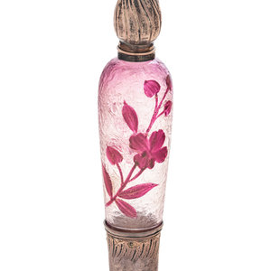 A French Silver Mounted Cameo Glass