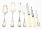 A French Silverplate Flatware