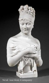 A French Statuary Marble Bust