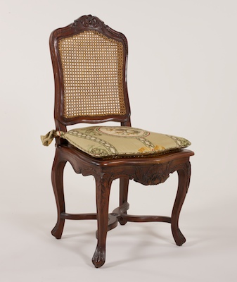 A French Style Caned Side Chair