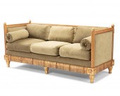 A FRENCH-STYLE CARVED GILTWOOD