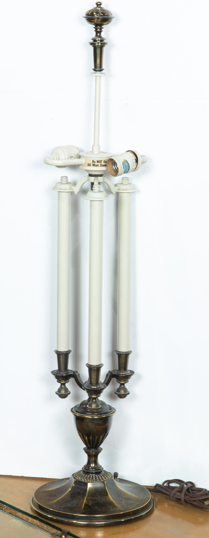 A FRENCH STYLE STIFFEL TABLE LAMP