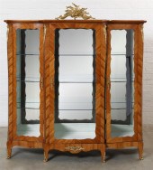 A FRENCH STYLE TULIPWOOD VITRI